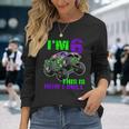 Monster Trucks Are My Jam 6Th Birthday Boy 6 Years Old Long Sleeve Gifts for Her