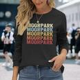 Moorpark California Moorpark Ca Retro Vintage Text Long Sleeve T-Shirt Gifts for Her