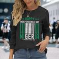 Nigerian Independence Day Vintage Nigerian Flag Long Sleeve T-Shirt Gifts for Her