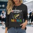 Ofishally The Best Mama Fishing Rod Mommy Long Sleeve T-Shirt T-Shirt Gifts for Her