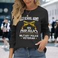 Old School Army 95 Bravo Military Police Veteran Shirt Long Sleeve T-Shirt Gifts for Her