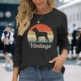 Olde English Bulldog Dog Vintage Retro Style 60S 70S 70S Vintage Long Sleeve T-Shirt T-Shirt Gifts for Her