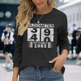Oldometer 39-40 Born In September 1983 40Th Birthday Long Sleeve Gifts for Her