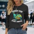 Parrotfish For Global Warming Activist Biologist Long Sleeve T-Shirt Gifts for Her