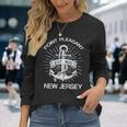 Point Pleasant Nj Vintage Nautical Anchor And RopeLong Sleeve T-Shirt Gifts for Her