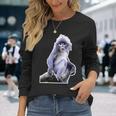 Popa Langur Lovers Long Sleeve T-Shirt Gifts for Her