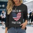 This Is My Pride Flag American Patriotic Fourth 4Th Of July Long Sleeve T-Shirt T-Shirt Gifts for Her