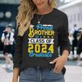 Proud Brother Of A Class Of 2024 Graduate Senior 2024 Long Sleeve T-Shirt T-Shirt Gifts for Her