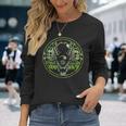 Psychobilly Horror Punk Rock Hr Xenomorph Baphomet Rock Long Sleeve T-Shirt Gifts for Her