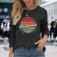 Retro East Schodack Home State Cool 70S Style Sunset Long Sleeve T-Shirt Gifts for Her