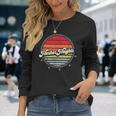 Retro Harker Heights Home State Cool 70S Style Sunset Long Sleeve T-Shirt Gifts for Her