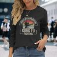 Retro Vintage Surely Not Everybody Was Kung Fu Fighting Long Sleeve T-Shirt T-Shirt Gifts for Her
