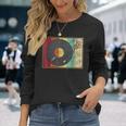 Retro Vintage Vinyl Record Player Turntable Music Lover Vinyl Long Sleeve T-Shirt T-Shirt Gifts for Her