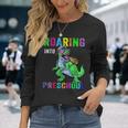 Roaring Into Preschool Dinosaur 1St Day Back To School Long Sleeve Gifts for Her