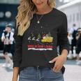 This Is How I Roll School Bus Driver Christmas Pajamas X-Mas Long Sleeve T-Shirt Gifts for Her