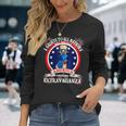 A Salute To All Nations But Mostly America Long Sleeve T-Shirt T-Shirt Gifts for Her