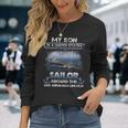 My Son Is A Sailor Aboard The Uss Abraham Lincoln Sailor Long Sleeve T-Shirt T-Shirt Gifts for Her