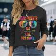 Tie Dye Dear Parents Tag It Last Day Of School Bus Driver Long Sleeve T-Shirt T-Shirt Gifts for Her