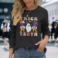 Trick Or Th Halloween Costumes Dental Assistant Dentist Long Sleeve T-Shirt Gifts for Her