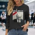 Trump Hot Lock Him Up Guilty Jair Prison Anti-Trump Long Sleeve Gifts for Her