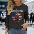 Tunnel To Towers America Flag Inserts Long Sleeve T-Shirt Gifts for Her