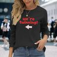 Twinning With My Bestie Spirit Week Twin Day Best Friend Long Sleeve T-Shirt Gifts for Her