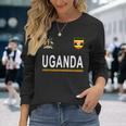 Uganda Cheer Jersey 2017 Football Ugandan Long Sleeve T-Shirt Gifts for Her