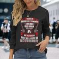 Never Underestimate An Old Us Veteran Born In November Long Sleeve T-Shirt Gifts for Her