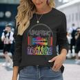 Uplifting Trance Colourful Music Long Sleeve T-Shirt Gifts for Her