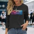 Uplifting Trance Colourful Trippy Abstract Long Sleeve T-Shirt Gifts for Her
