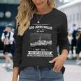 Uss John Willis De 1027 Long Sleeve T-Shirt Gifts for Her