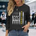 Veteran Of United States Us Army American Flag Long Sleeve T-Shirt Gifts for Her