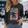 Veteran Vets This Is How Americans Take A Knee Veteran Day 24 Veterans Long Sleeve T-Shirt Gifts for Her