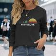 Vintage Bellville Texas Home Souvenir Print Long Sleeve T-Shirt Gifts for Her