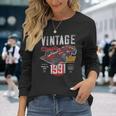 Vintage Born 1991 30Th Birthday Classic Retro Race Car Long Sleeve T-Shirt T-Shirt Gifts for Her