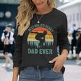 Vintage Retro Best Roller Derby Dad Ever Fathers Day Long Sleeve T-Shirt T-Shirt Gifts for Her