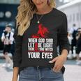 Welding Welder Metal Fabricator Welding Long Sleeve T-Shirt Gifts for Her