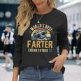Worlds Best Farter I Mean Father Best Dad Ever Cool Dog Long Sleeve T-Shirt Gifts for Her