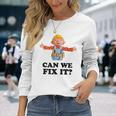 Bob Can We Fix It Builder Long Sleeve T-Shirt Gifts for Her