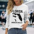 Florida Americas Mullet Long Sleeve T-Shirt T-Shirt Gifts for Her Florida Americas Mullet Long Sleeve T-Shirt T-Shirt Gifts for Her