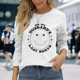 On My Husbands Last Nerve Long Sleeve T-Shirt T-Shirt Gifts for Her