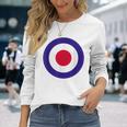 Mod Target Retro Mods Arrow Targets Fashion Long Sleeve T-Shirt Gifts for Her