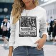 Vintage Midnight Drive In 80S Horror Movies Flyer 80S Long Sleeve T-Shirt Gifts for Her