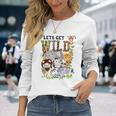 Lets Get Wild Zoo Animals Safari Party A Day At The Zoo Long Sleeve T-Shirt T-Shirt Gifts for Her