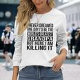 Worlds Greatest Grandpa Grandfather Long Sleeve T-Shirt Gifts for Her
