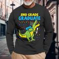 2Nd Grade Graduate Dinosaur Trex Second Grade Graduation Long Sleeve T-Shirt T-Shirt Gifts for Old Men
