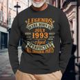 30 Year Old Awesome Since July 1993 30Th Birthday 30Th Birthday Long Sleeve T-Shirt T-Shirt Gifts for Old Men