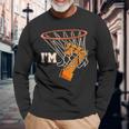 Im 7 Basketball Theme Birthday Party Celebration 7Th Long Sleeve T-Shirt T-Shirt Gifts for Old Men