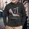 71 & Fabulous 71 Years Old And Fabulous 71St Birthday Long Sleeve T-Shirt Gifts for Old Men