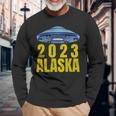Alaska 2Alien Ufo For Science Fiction Lovers Long Sleeve T-Shirt Gifts for Old Men
